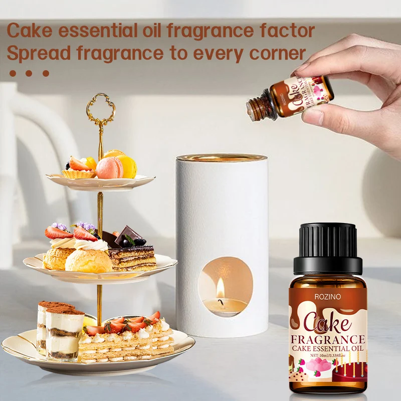 Cake Essential Oil ROZINO 15ml Bakery Fragrance for Aromatherapy Diffusers