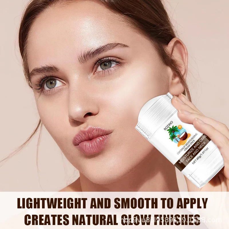Coconut Moisturizing Cream Stick - ROZINO Anti-Wrinkle Face & Neck Firming Balm (40g)