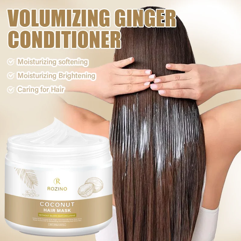 Coconut Oil Hair Mask Deep Conditioning Treatment for Dry Damaged Frizz Repair 100g