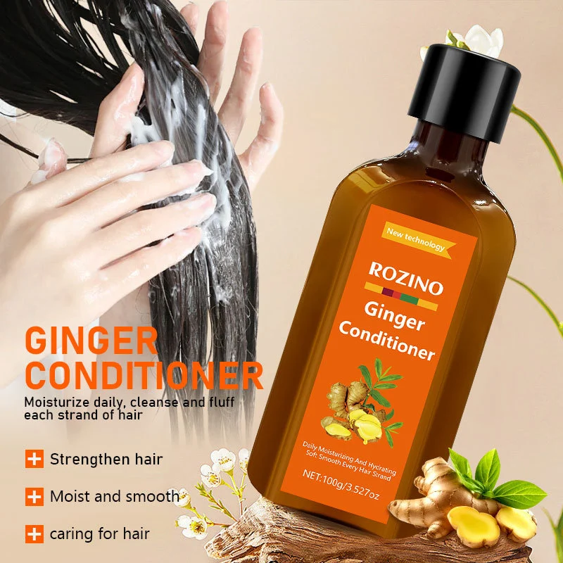 Ginger Hair Conditioner ROZINO Nourishing Repairing & Smoothing Hair Mask 100g
