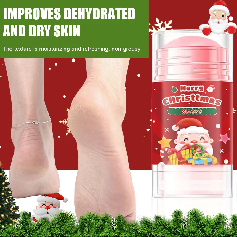 Hand and Foot Care Stick Moisturizing Balm for Cracked Heels and Dry Skin - 40g Christmas Edition