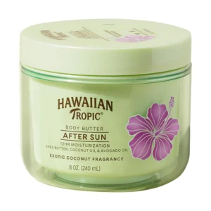 After Sun Body Butter by Hawaiian Tropic with Coconut Oil & Shea Butter - 12HR Intensive Hydration (8oz/240ml)