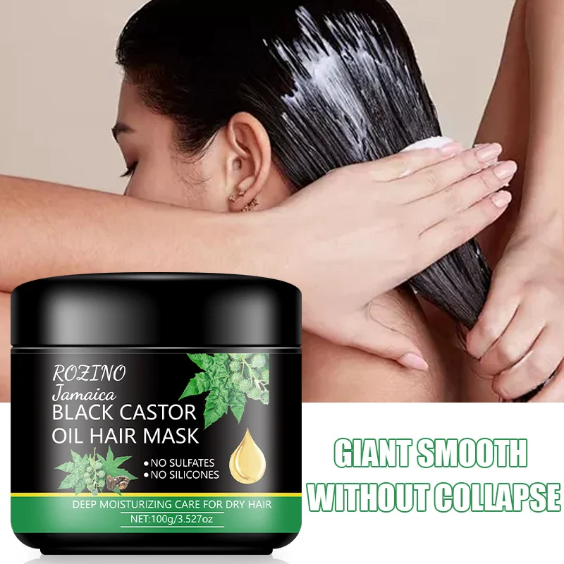 Jamaican Black Castor Oil Hair Mask for Deep Repair, Smooth Shine & Frizz Control 100g