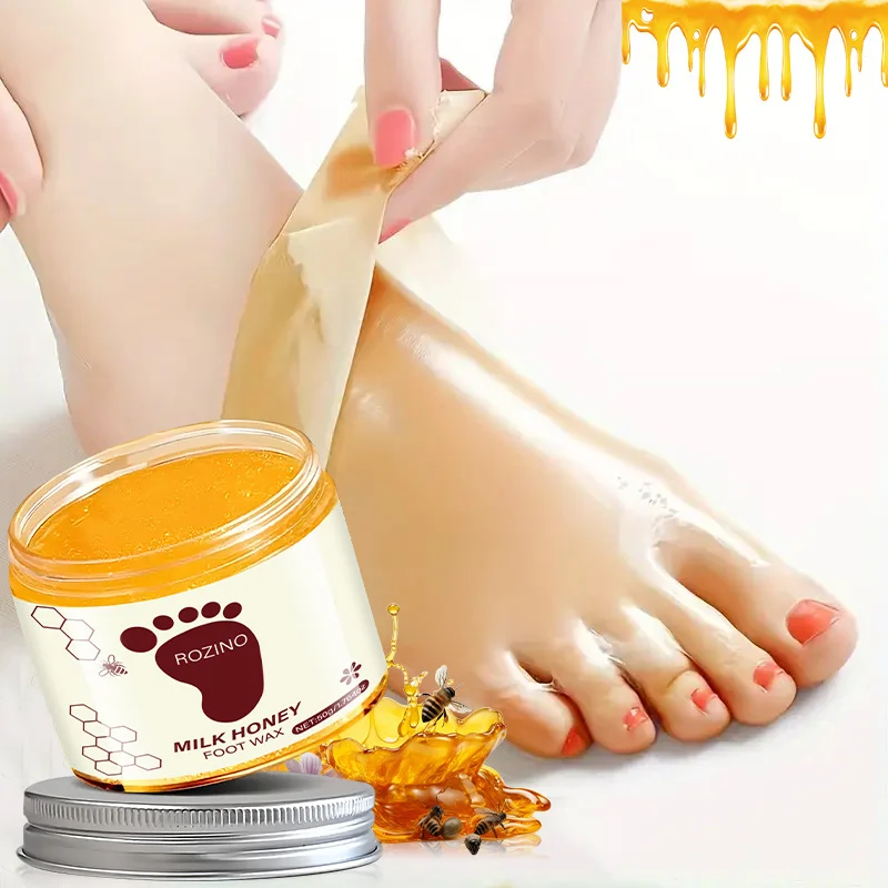 Milk Honey Foot Wax Moisturizing and Exfoliating Peel-Off Foot Mask for Soft Skin