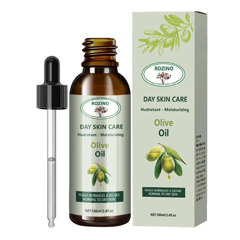 Olive Essential Oil 100ml for Hair, Face, Body Massage, Moisturizing & Anti-Aging