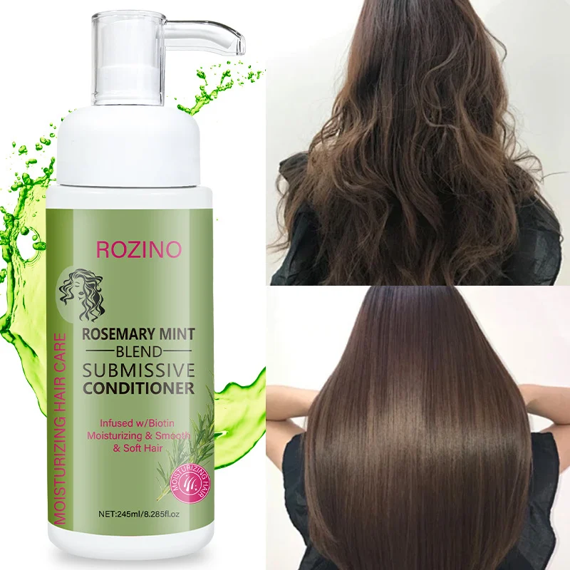 Rosemary Mint Hair Conditioner Biotin Infused Anti-Frizz Strengthening & Moisturizing 245ml