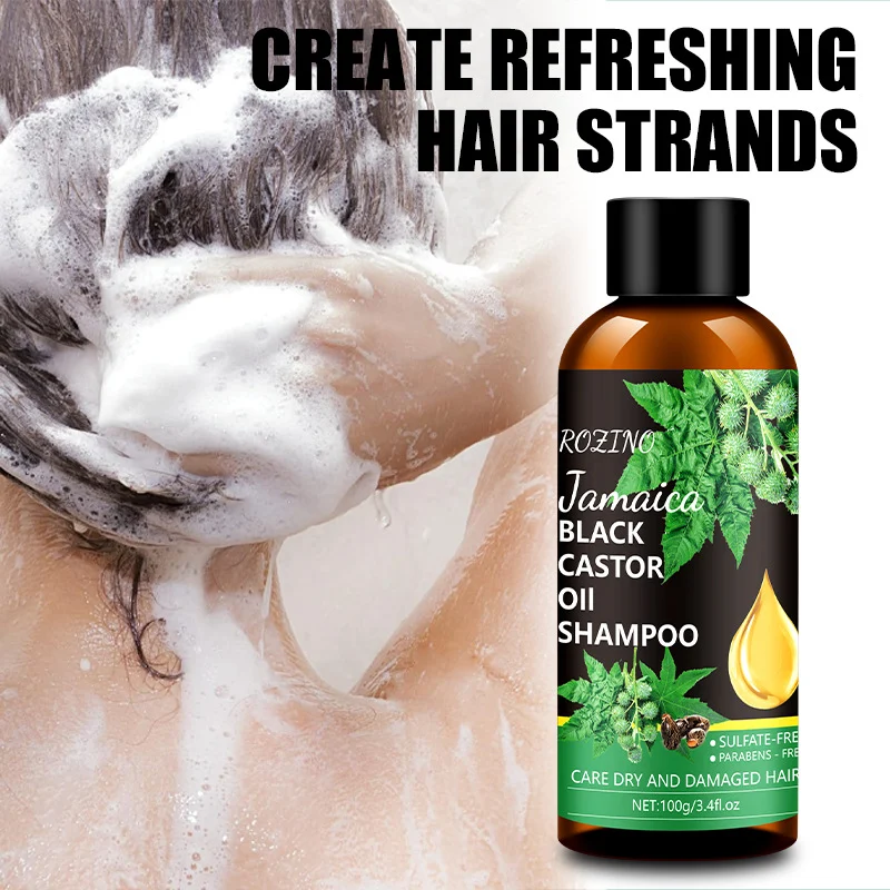 Jamaica Black Castor Oil Shampoo Deep Cleansing & Anti-Dandruff Hair Repair Treatment Sulfate-Free 100g