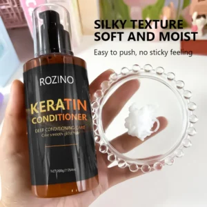 Keratin Hair Conditioner Deep Repair Treatment for Dry Damaged Hair Frizz Control & Smoothing 200g