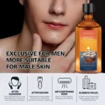 ROZINO Men's Aftershave Lotion - Soothing Post-Shave Hydration & Pore Minimizer with Hyaluronic Acid (100ml)