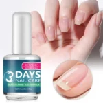 Nail Polish Base and Top Coat Set ROZINO Quick Dry High Gloss Keratin Formula for Stronger Nails