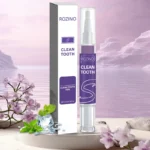 V34 Purple Teeth Whitening Pen Tooth Stain Remover and Brightening Essence for Yellow Teeth 5ml