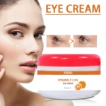 Vitamin C Eye Cream for Dark Circles and Fine Lines - ROZINO 20% Vit C Brightening & Moisturizing Eye Treatment - 50g