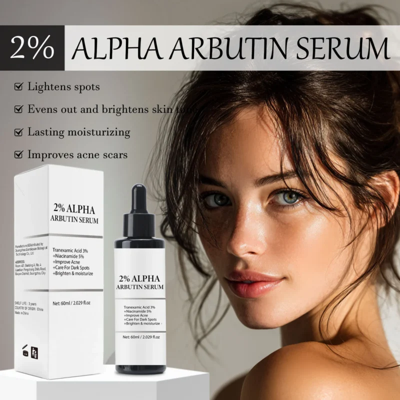 2% Alpha Arbutin Serum Face Essence - 5% Niacinamide & 3% Tranexamic Acid Dark Spot Corrector - Hydrating & Brightening Skincare (60ml)