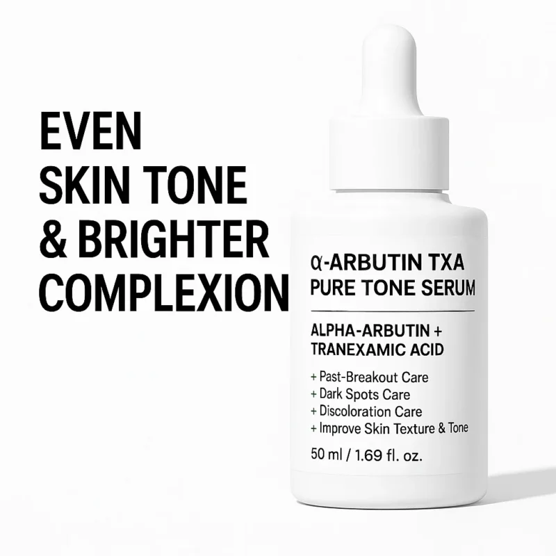 Alpha-Arbutin & Tranexamic Acid Serum - Dark Spot Corrector for Even Skin Tone & Post-Breakout Care (50ml)