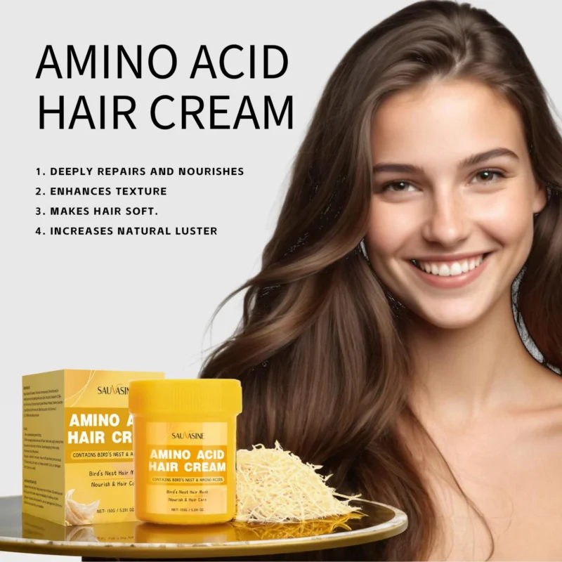 Amino Acid Hair Cream Sauvasine Bird's Nest Protein Mask for Deep Repair 150g