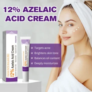 Azelaic Acid Cream 12% Acne Treatment & Pore Refiner for Fading Acne Marks - 20g