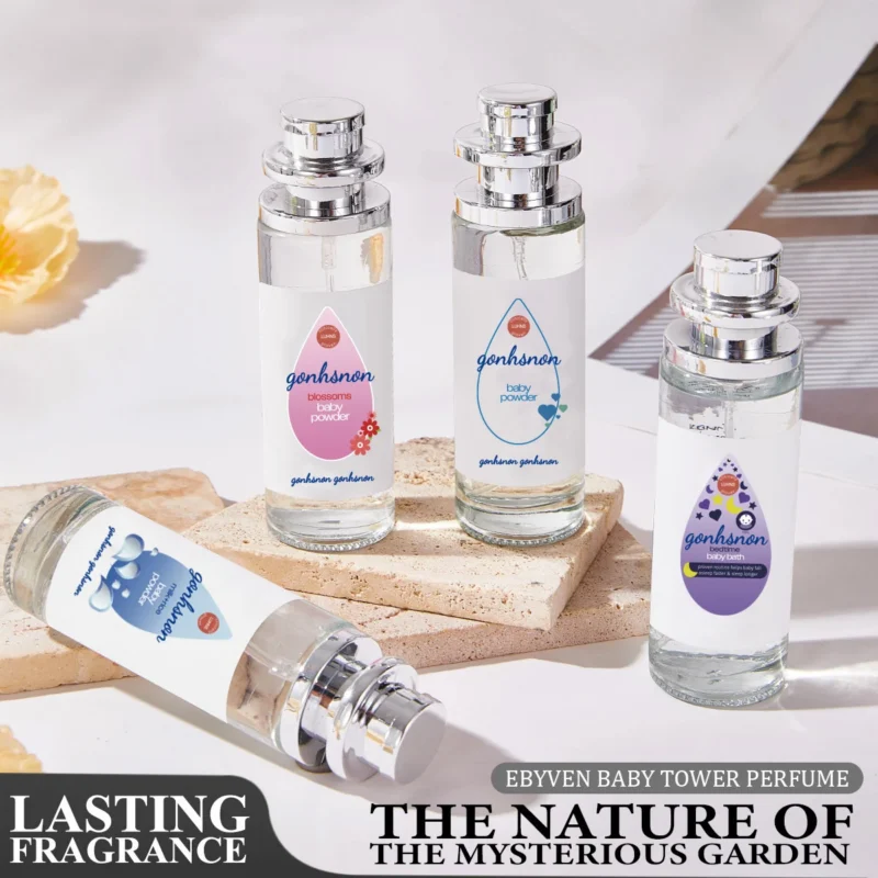 Baby Powder Perfume LUHNS Long-Lasting Fresh Fragrance for Women and Daily Wear
