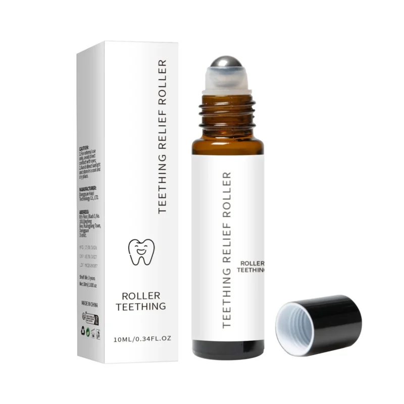 Baby Teething Relief Roller Oil Gentle Gum Soothing Essence 10ml