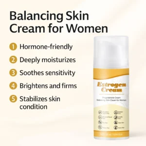 Balancing Skin Cream for Women Hormone-Friendly Progesterone & Estrogen Face Cream 30ml
