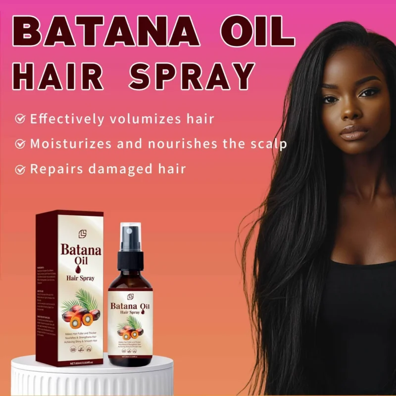 Batana Hair Spray for Hair Growth and Scalp Nourishment - 60ml Volumizing & Strengthening Formula