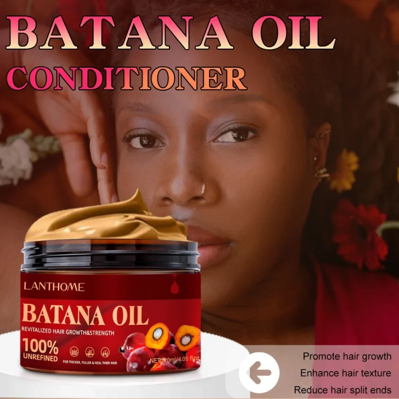 Batana Oil Conditioner for Hair Growth and Repair - 120ml Unrefined Natural Treatment for Thicker Fuller Hair