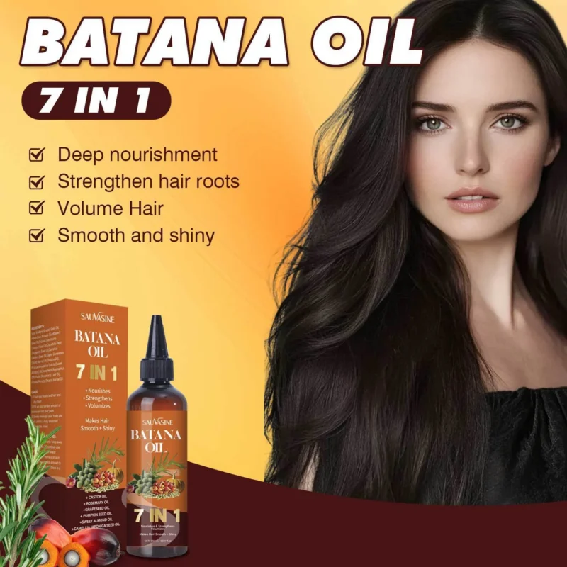 Batana Oil for Hair Growth 7-in-1 Scalp & Hair Treatment 120ml Intensive Repair and Strengthening Formula