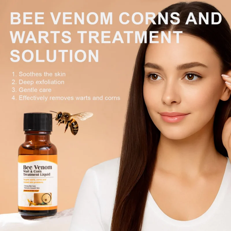 Bee Venom Corn & Wart Remover Liquid for Hand and Foot Care - 20ml Effective Treatment