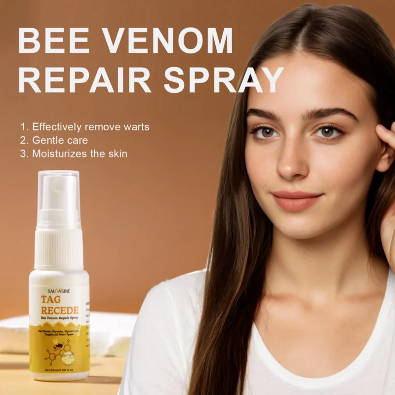 Bee Venom Warts Remover Spray for Skin Tag Removal and Repair (20ml)