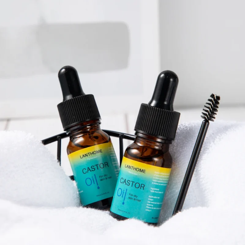 Castor Oil Eyelash Growth Serum for Longer Thicker Lashes and Brows 10ml