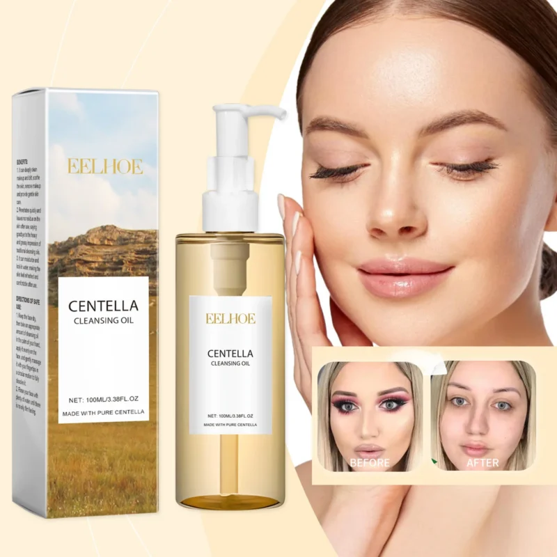 Centella Cleansing Oil Gentle Face and Eye Makeup Remover for Deep Pore Cleansing 100ml