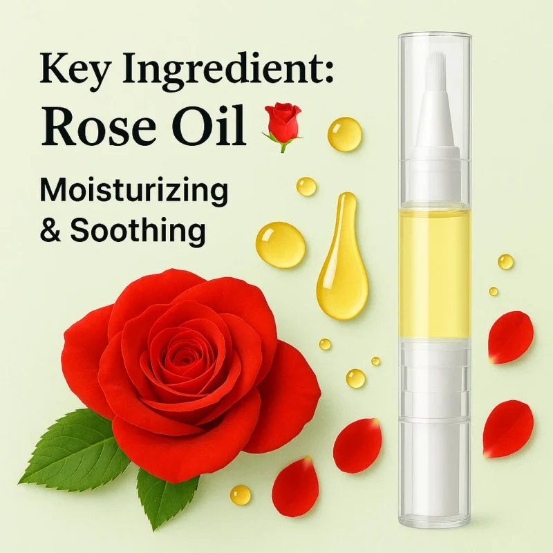 Cuticle Revitalizer Oil Nail Repair Treatment with Rose Oil