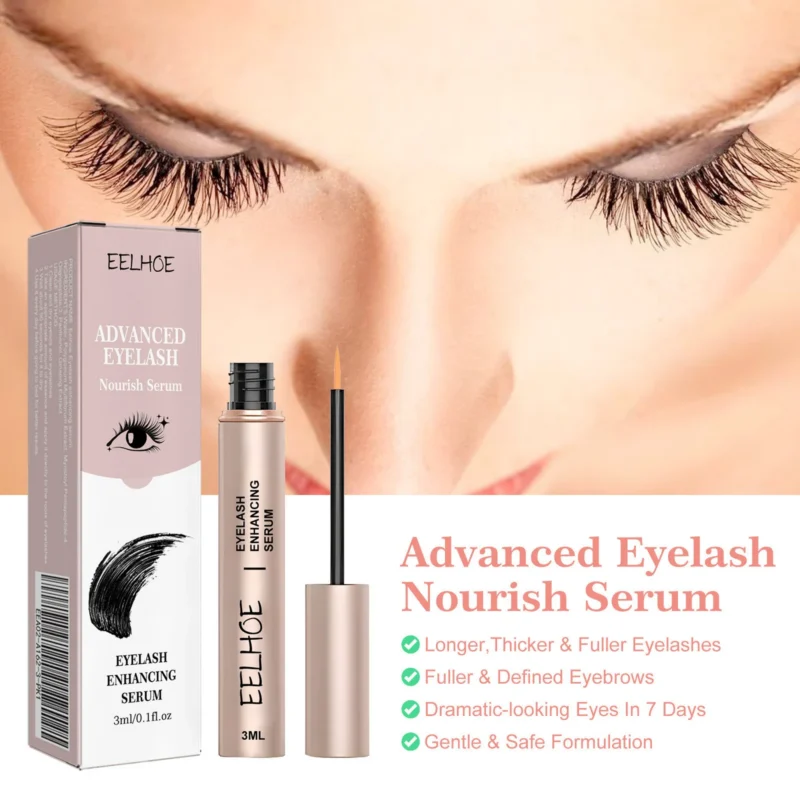 Eyelash Growth Serum Advanced Enhancing Treatment for Longer Thicker Fuller Lashes & Brows 3ml