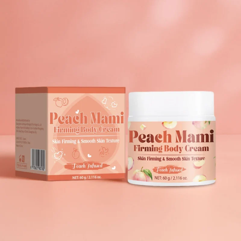 Firming Body Cream Peach Infused Skin Tightening & Smoothing Moisturizer 60g