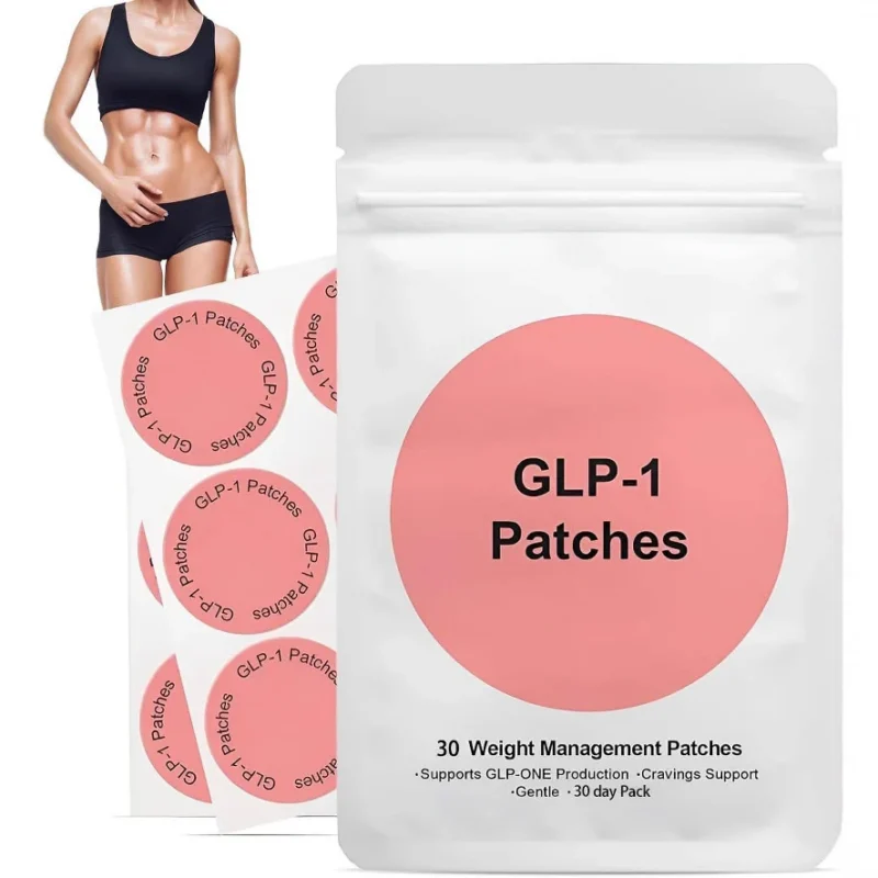 GLP-1 Patches for Weight Management and Skin Firming - 30pcs Vegan Metabolism Booster