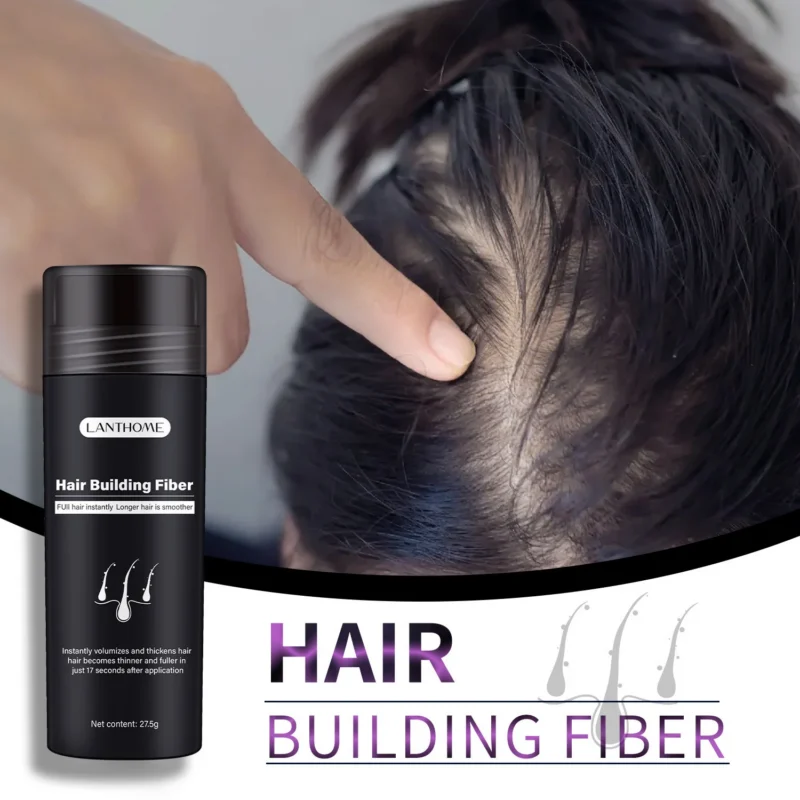 Hair Building Fibers for Instant Volumizing LANTHOME Hairline Filling Powder 27.5g