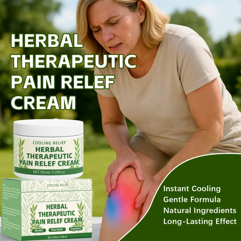 Pain Relief Cream Herbal Therapeutic Cooling Ointment for Muscle and Joint Pain 100ml