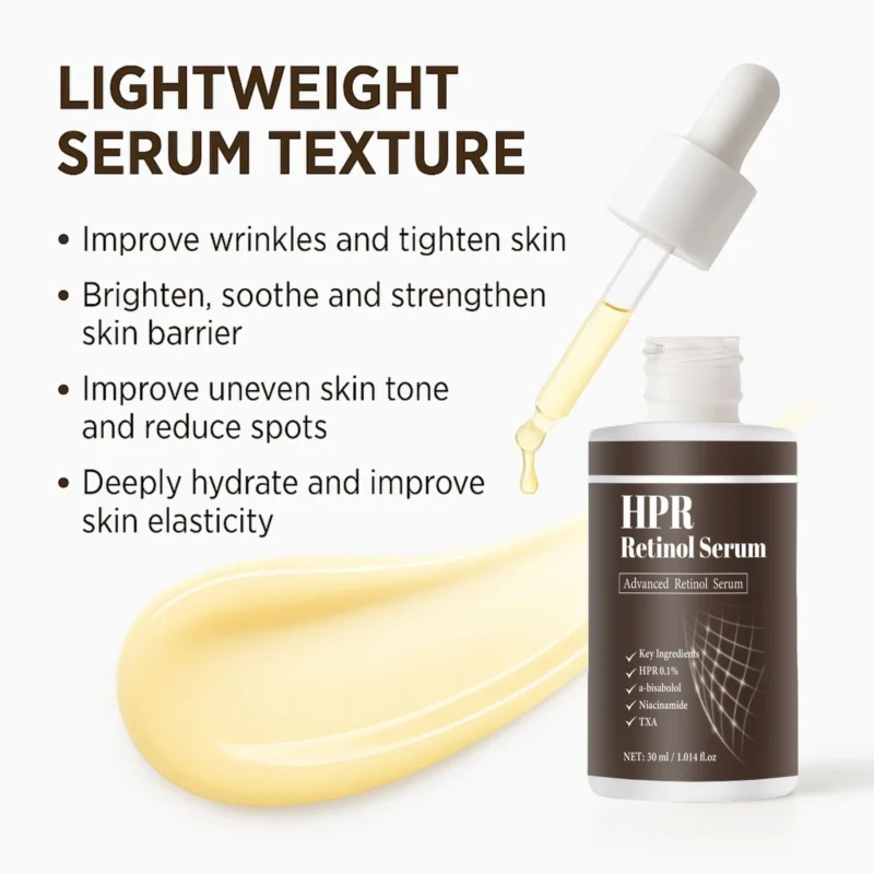 HPR Retinol Serum Advanced Anti-Aging Face Essence for Wrinkles and Skin Tightening (30ml)