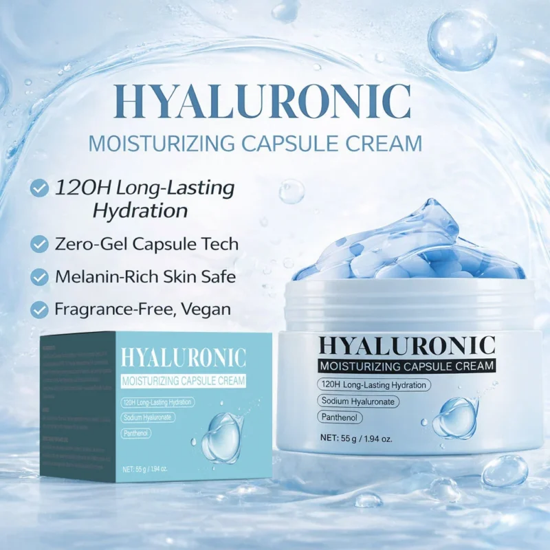 Hyaluronic Acid Capsule Cream Moisturizing Gel for 120H Hydration 55g