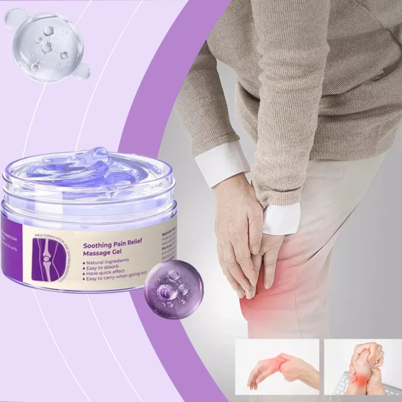 Joint Soothing Gel for Muscle & Joint Pain Relief - ROSSAR Herbal Massage Gel 68g