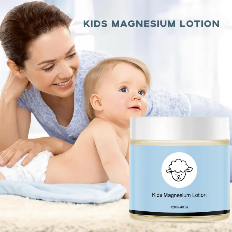 Tingcai Kids Magnesium Lotion 120ml - Hydrating Baby Body Cream for Smooth Skin