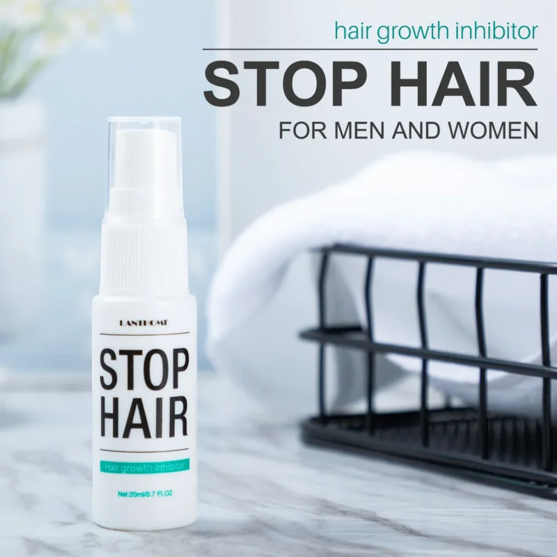 Hair Growth Inhibitor Spray LANTHOME Permanent Hair Removal Suppressor for Men and Women 20ml