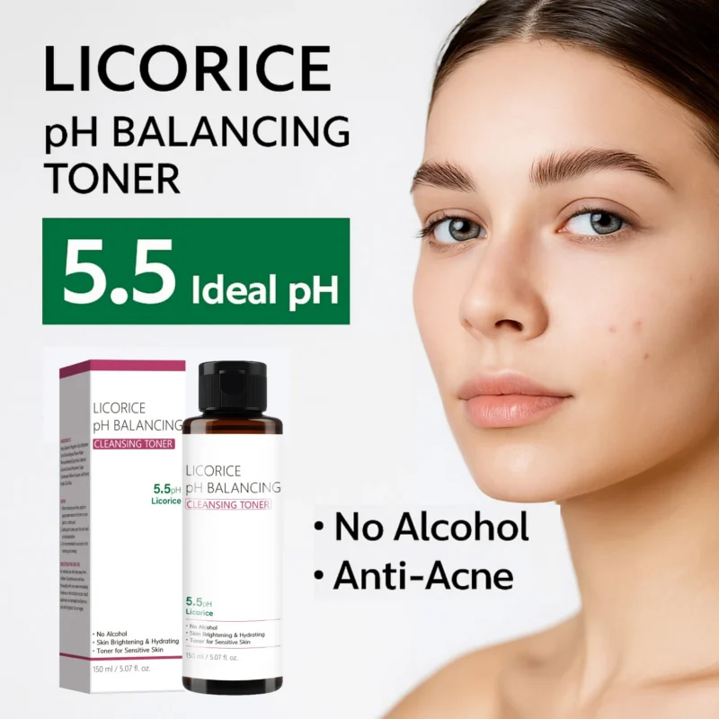 Licorice pH Balancing Toner 150ml Brightening & Hydrating for Sensitive Skin
