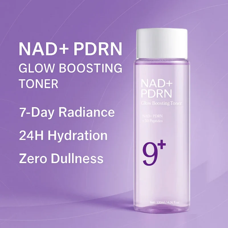 NAD+ PDRN Glow Boosting Toner for 7-Day Radiance & 24H Hydration - 120ml