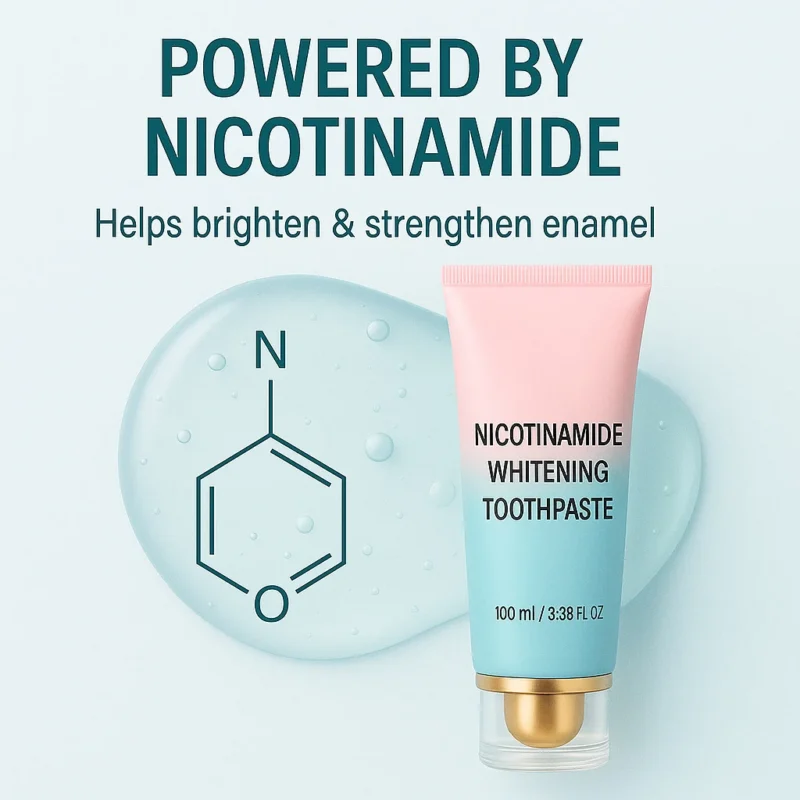 Nicotinamide Whitening Toothpaste Enamel Strengthening & Fresh Breath Gel 100ml