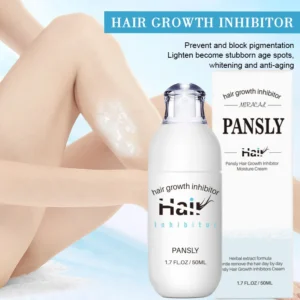 Hair Growth Inhibitor Cream PANSLY Permanent Hair Reduction & Whitening Moisturizer 50ml