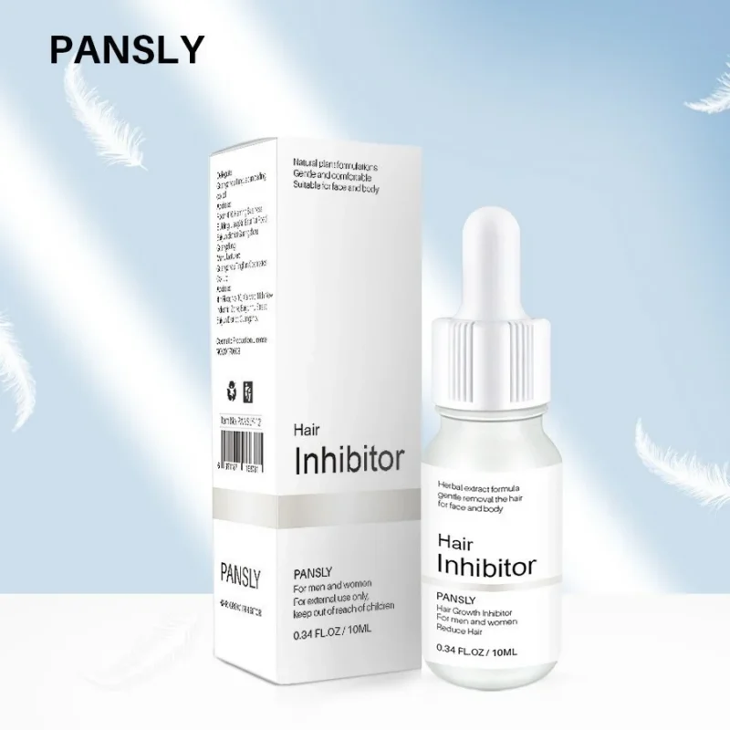 Hair Growth Inhibitor Serum Gentle Hair Removal Reduction Essence for Face and Body
