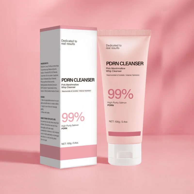 PDRN Marshmallow Whip Cleanser - Deep Pore Cleaning Foam with Niacinamide & Centella Asiatica (100g)