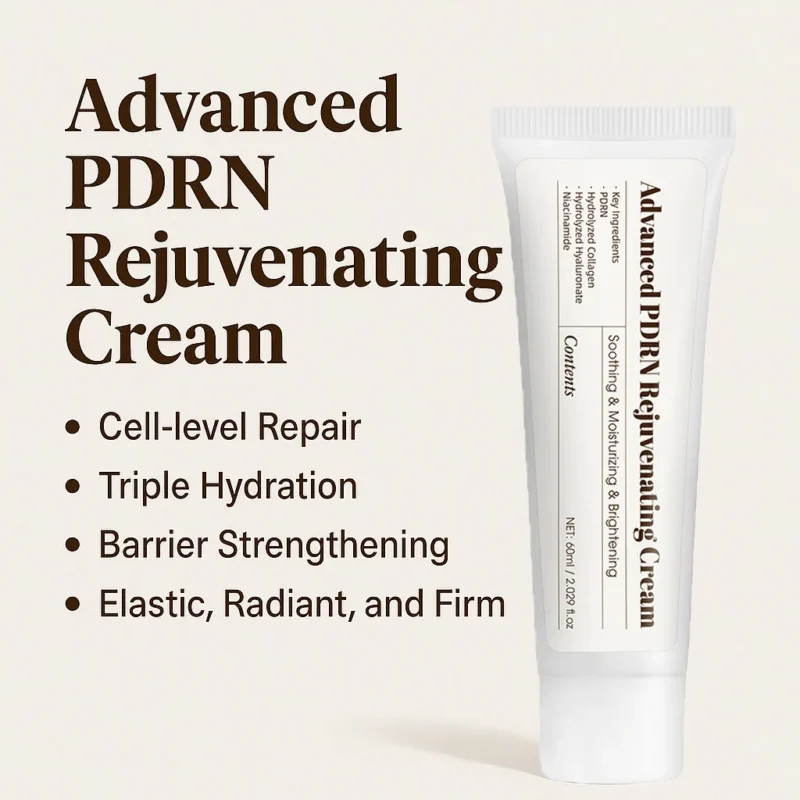 PDRN Rejuvenating Cream Advanced Skin Repair Moisturizer with Niacinamide & Collagen for Anti-Aging