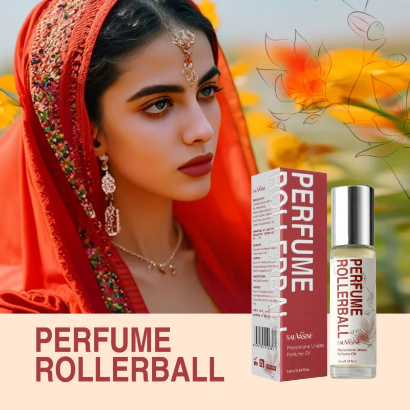 Pheromone Perfume Oil Rollerball SAUVASINE Long Lasting Fresh Natural Fragrance 10ml