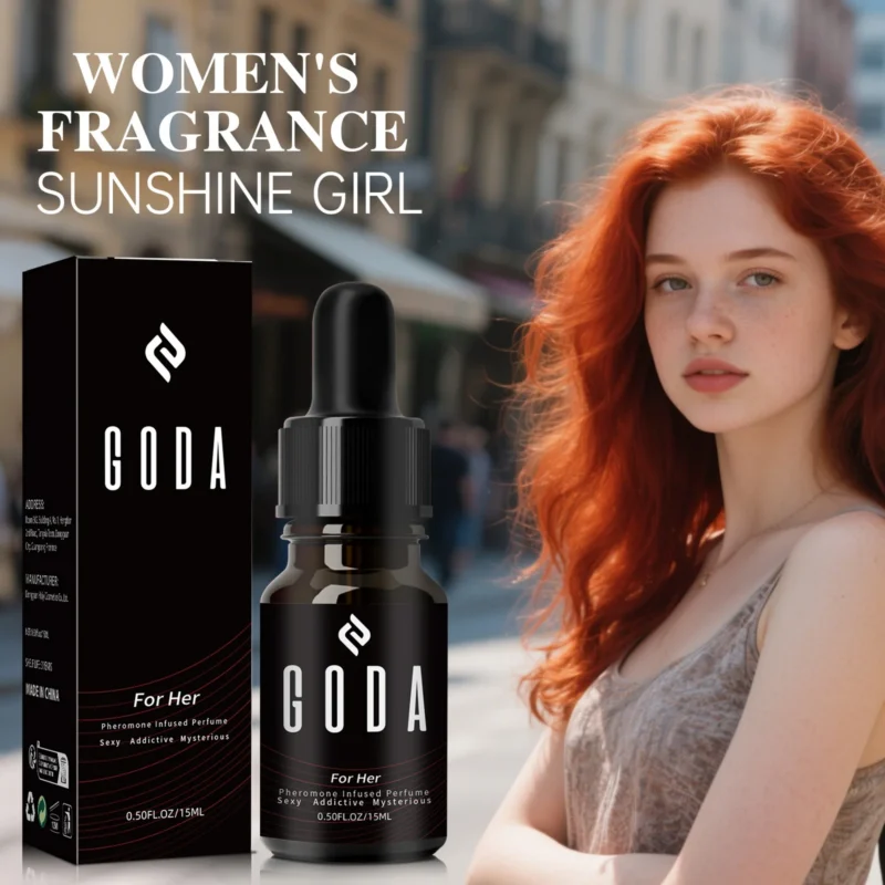 Pheromone Perfume Spray for Men & Women - GODA Long Lasting Couple Fragrance for Attraction & Confidence (15ml)